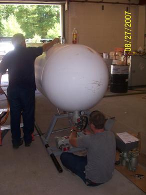 Propane Fill Station being Built