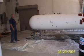 Propane Fill station assembly