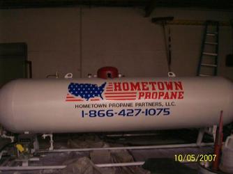 finished Propane Fill Station