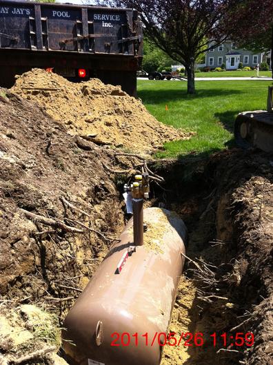 BG Propane Tank Installation